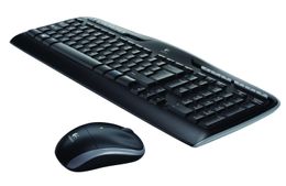 Logitech Wireless Combo MK330 Nordic Tastatur med flate taster, mus for høyre- og venstrehendte