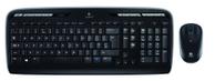 Logitech Wireless Combo MK330 Nordic Tastatur med flate taster, mus for høyre- og venstrehendte (920-003982)