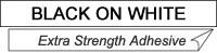 Brother TZe-S231 P-Touch 12mm tape Sort på hvit, laminert, ekstra sterkt heftmiddel, 8 meter (gir ca 100 etiketter)