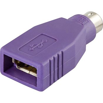 Deltaco Tastatur- / musadapter - USB (hunn) til PS/2 (hann) (USB-81)