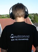 Multicom T-Shirt "EKTE GAMING" Small