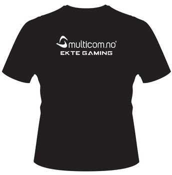 Multicom T-shirt "EKTE GAMING" Large (MULTICOM-TSHIRT-L)