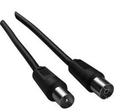 Belkin PRO Series - Antennekabel - IEC-kobling (hann) til IEC-kobling (hunn) - 3 m - dobbeltisolert - svart (F8V3084AEA3M)
