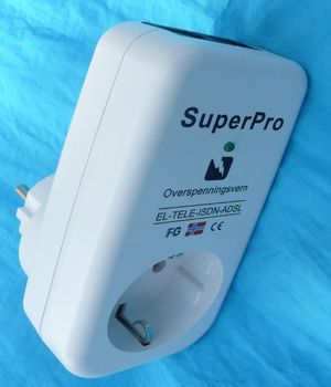 Pronic SuperPro overspenningsvern EL-TELE-ISDN-ADSL (SUPERPRO)