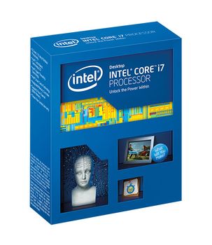 Intel Core i7-5820K 6-kjerner 3,3GHz LGA2011-3 15MB Cache Boxed CPU, 140W (BX80648I75820K)