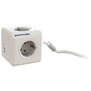 POWERCUBE PowerCube Extended USB - 4xCEE 7/4-uttak og 2xUSB for ladning av mobile enheter, 1xCEE 7/7 tilkobling, 1,5m kabel, barnesikrede kontakter