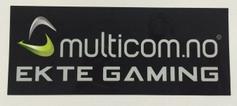 Multicom EKTE GAMING klistremerke