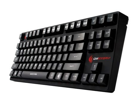 Cooler Master CM Storm QuickFire Rapid Gaming Keyboard, USB, PS2, Nordic, Mechanical CHERRY MX RED, Anti Ghosting, Extra keycaps (SGK-4000-GKCR1-ND)