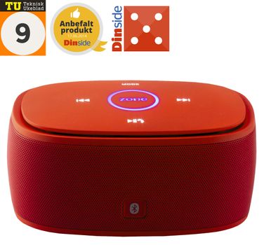 Zone of Norway Box Bluetooth høyttaler,  rød (950559-red)