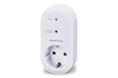 ednet Living Smart-stikkontakt Innendørs RF433 230V, 16A (EDNET-84291)