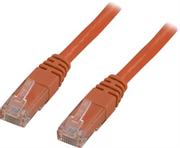 Deltaco UTP Cat6 patchkabel 0,3m, orange