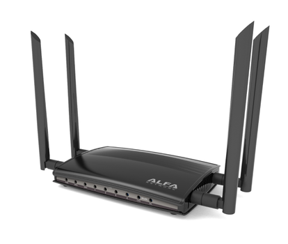 Alfa Network AC1200R Wi-Fi Router Perfekt for å få bedre internett-dekning hjemme (AC1200R)