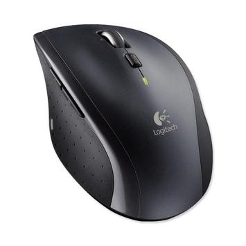 Logitech M705 - Mus - høyrehendt - laser - trådløs - 2.4 GHz - USB trådløs mottaker - sølv (910-001949)