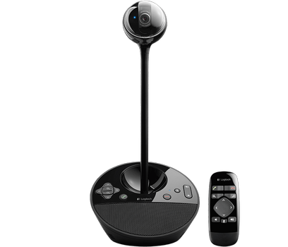 Logitech BCC950 ConferenceCam webkamera,  høyttalertelefon For grupper på 1-4 personer, Microsoft Lync, Skype (960-000867)