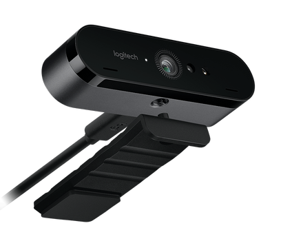 Logitech Brio 4K HDR webkamera med Windows Hello-støtte (960-001106)