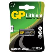 GP Lithium CR123A 3V Z-Wave/Foto