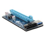 Vakind PCIe Riser Card 60cm For mining, 1x til 16x, Molex, USB 006S (PCE164P-NO3)