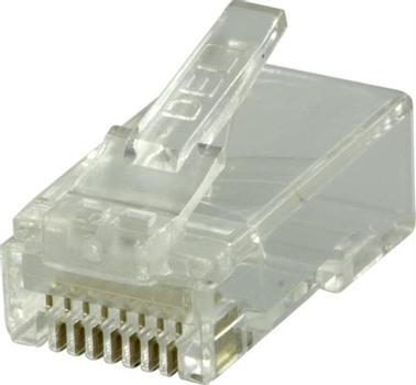 Deltaco Nettverkkontakt - RJ-45 (hann) - UTP - CAT 6 (en pakke 20) (MD-18)