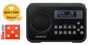Sangean DPR-67 DAB+/FM reiseradio,  sort (340070)