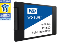 WD Blue 250GB SATA SSD 2.5", 3D NAND