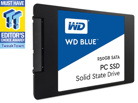 WD Blue 250GB SATA SSD 2.5", 3D NAND (WDS250G2B0A)