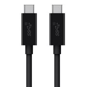 Belkin USB-kabel - USB-C (hann) til USB-C (hann) - 5 A - 1 m - 4K-støtte - svart