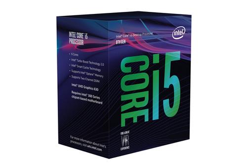 Intel Core i5-8400 2.8GHz-4.0GHz 9MB LGA1151 V2, 65W, Boxed med kjøler (BX80684I58400)
