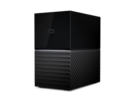 WD My Book Duo WDBFBE0160JBK - Harddiskarray - 16 TB - 2 brønner - HDD 8 TB x 2 - USB 3.1 (ekstern) (WDBFBE0160JBK-EESN)