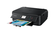 Canon PIXMA TS5150 - Multifunksjonsskriver - farge - ink-jet - 216 x 297 mm (original) - A4/Legal (medie) - opp til 13 ipm (trykking) - 120 ark - USB 2.0, Wi-Fi(n), Bluetooth - svart