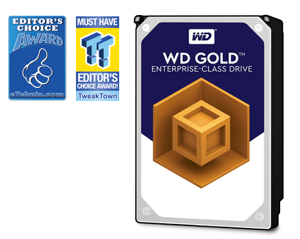 WD Gold Enterprise-Class Hard Drive WD121KRYZ - Harddisk - 12 TB - intern - 3.5" - SATA 6Gb/s - 7200 opm - buffer: 256 MB (WD121KRYZ)