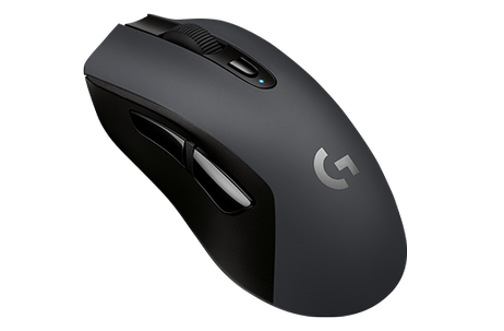 Logitech G603 - Mus - optisk - 6 knapper - trådløs - Bluetooth, LIGHTSPEED - USB trådløs mottaker