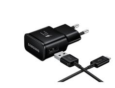 Samsung EP-TA20 - Strømadapter - 2 A (USB) - på kabel: USB-C - svart - for Galaxy S8, S8+