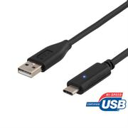 Deltaco USB Cable - 1 m - A-C