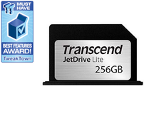 Transcend 256GB JetDrive™ Lite 330 Ekspansjonskort for MacBook Pro (Retina) 13"