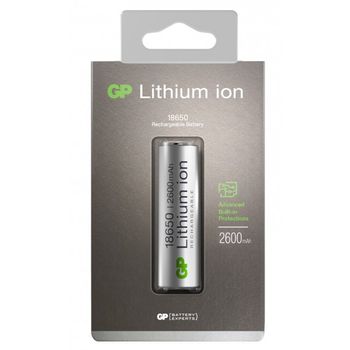 GP oppladbart 18650 Li-ion-batteri,  2600mAh (205000)