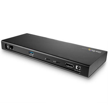 StarTech Dual-4K 60Hz Thunderbolt 3 Dock - PCIe M.2 Slot - SD 4.0 Slot - Thunderbolt 3 to DisplayPort,  85W PD (TB3DK2DPM2)