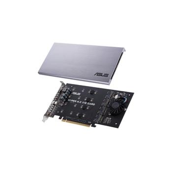ASUS HYPER M.2 X16 CARD V2 - Grensesnittsadapter - M.2 - Expansion Slot to M.2 - M.2 Card - 128 Gbit - PCIe 3.0 x16 (90MC06P0-M0EAY0)