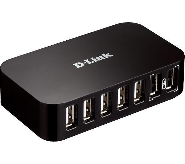 D-LINK - USB 2.0 7PORT HUB 7X A-PORT/1X B-PORT CABLE IN