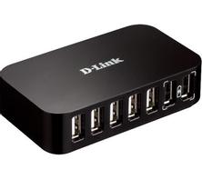 D-LINK USB 2.0 7PORT HUB 7X A-PORT/1X B-PORT CABLE IN