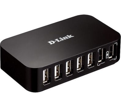 D-LINK USB 2.0 7PORT HUB 7X A-PORT/1X B-PORT CABLE IN (dub-h7)