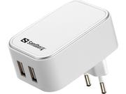 Sandberg AC Charger Dual USB 2.4+1A EU