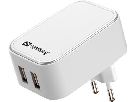 Sandberg AC Charger Dual USB 2.4+1A EU (440-57)