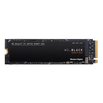 WD Black SSD SN750 250GB PCIe M.2, Up to 3100 MB/s Read, Up to 1600 MB/s Write, 200 TBW (WDS250G3X0C)