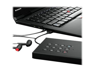 Lenovo ThinkPad USB 3.0 Secure - harddisk - 2 TB - USB 3.0 (4XB0K83868)