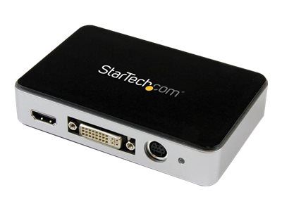 StarTech HDMI Video Capture Device - 1080p - 60fps Game Capture Card - USB Video Recorder - with HDMI DVI VGA (USB3HDCAP) - videofangstadapter - USB 3.0 (USB3HDCAP)