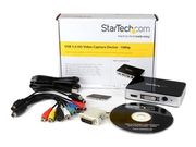 StarTech HDMI Video Capture Device - 1080p - 60fps Game Capture Card - USB Video Recorder - with HDMI DVI VGA (USB3HDCAP) - videofangstadapter - USB 3.0 (USB3HDCAP)