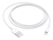 Apple Lightning-kabel - USB (hann) til Lightning (hann) - 1 m - hvit - for Apple iPad/ iPhone/ iPod (Lightning) (MQUE2ZM/A)
