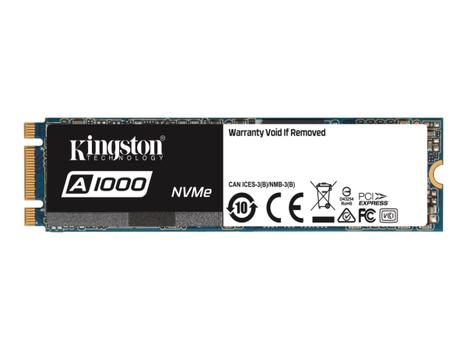 Kingston A1000 - SSD - 960 GB - PCIe 3.0 x2 (NVMe) (SA1000M8/960G)