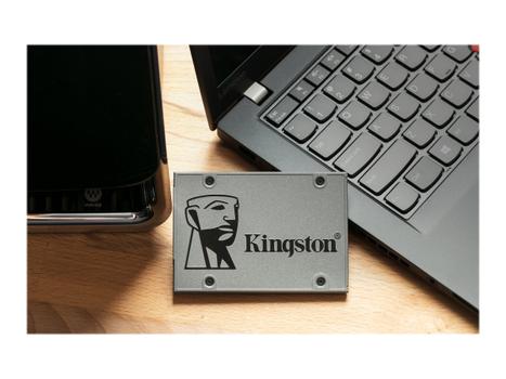 Kingston UV500 Desktop/ Notebook upgrade kit - Solid State Drive - kryptert - 480 GB - intern - 2.5" i 3,5 tommer leder - SATA 6Gb/s - 256-bit AES - Self-Encrypting Drive (SED), TCG Opal Encryption 2.0 (SUV500B/480G)