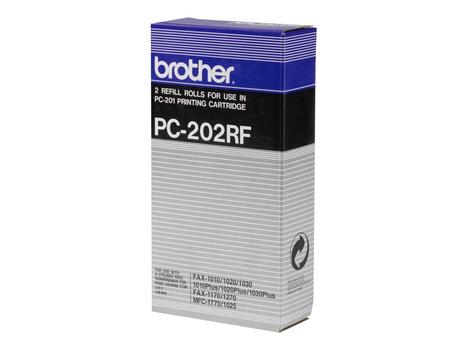 Brother 2-pack - svart - skriverpatronpåfylling (PC-202RF)